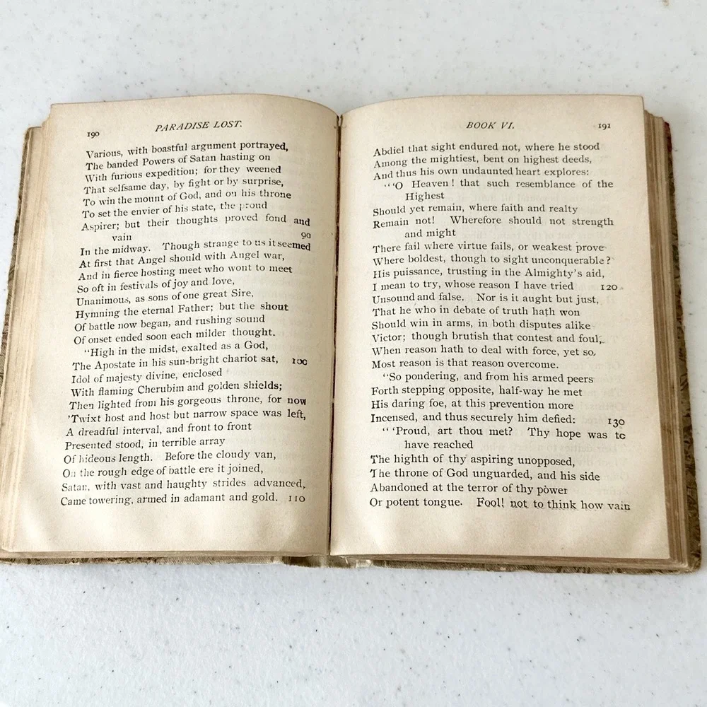 Paradise Lost by John‎ Milton Collectible Hardcover Publisher Donahue Brothers